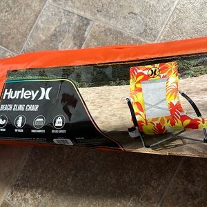 Hurley Beach sling collapsible foldable chair NEW